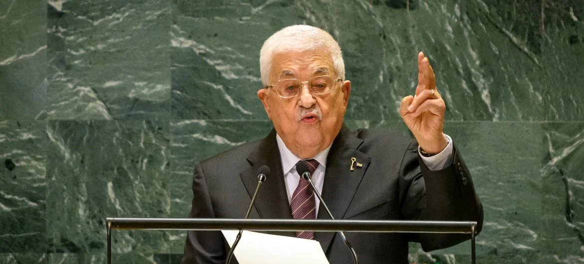 Palestinian president tells UN General Assembly, ‘Stop the massacre in Gaza’