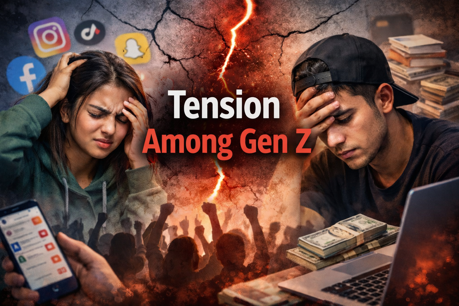 Tensions and conflicts among various Generation Z (Gen z ) groups in Nepal